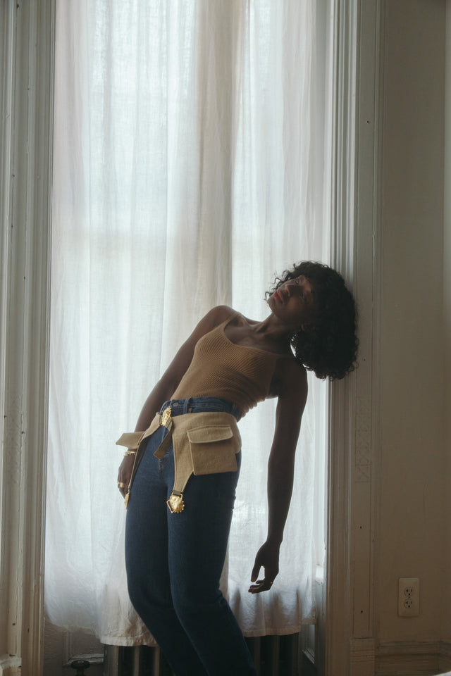 Designer Nana Yaa Asare-Boadu in Loza Maléombho