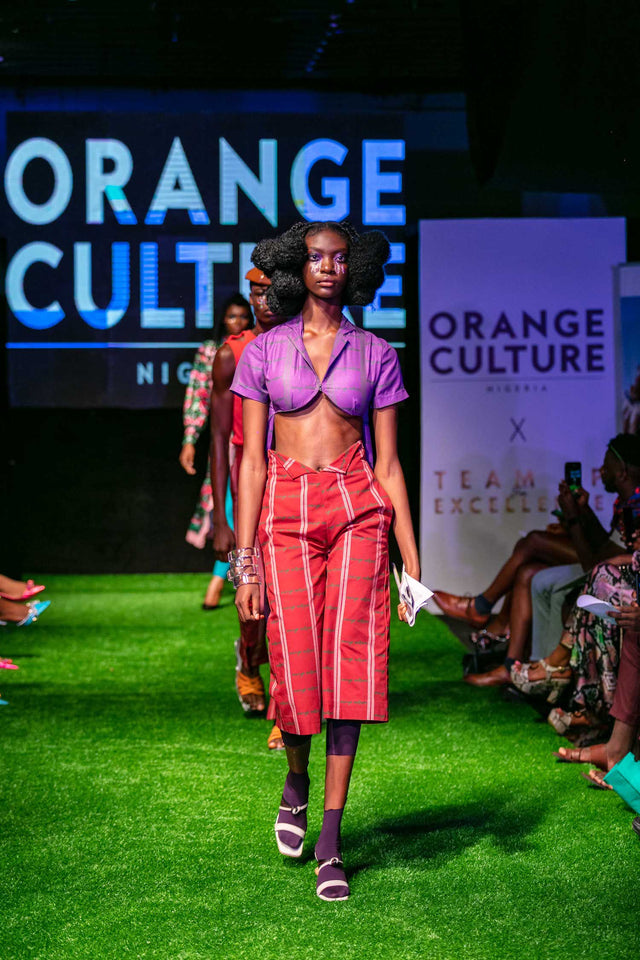 Orange Culture Unveils Its SS22 Collection at Lagos Fashion Week
