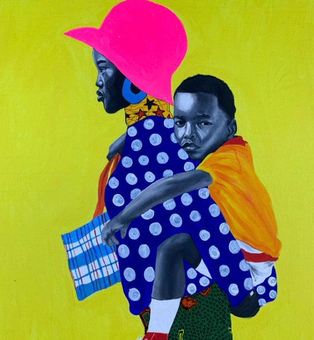Nigerian Artist Affen Olusegun Ojo Celebrates Motherhood With “OMO ADÉRÓNKÉ“
